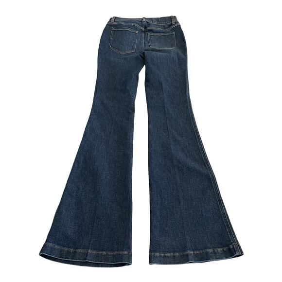 NWT Spanx SPANXshape EveryWear Flare Jeans in Authentic Blue Size Small - Picture 3 of 12
